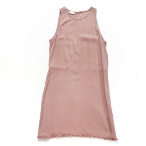 Altar'd State Blush Pink dress with fringe hem